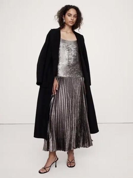 How would you style this dress for an evening reception?