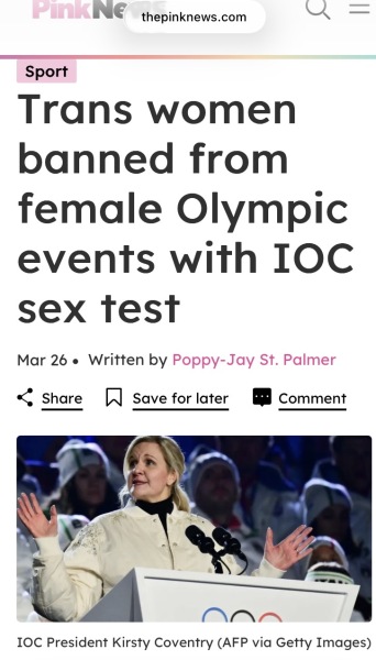 AIBU to think it was never that complicated to define a woman.