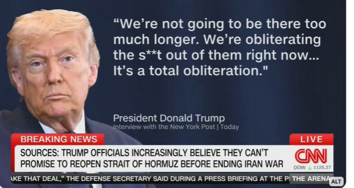 Trump throwing a lot of people under the bus because of stock markets?