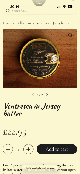 Random question but tinned fish?