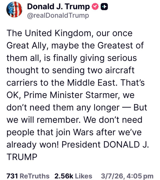 Beware the Ides of March - Trump Thread #156