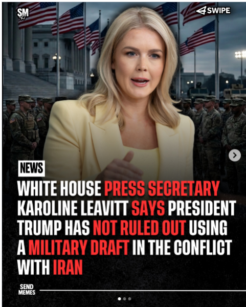 Are you worried about conscription… *trigger warning - discusses risks of war**