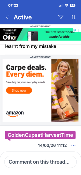 Amazon Carpe Diem Advert - it's back.