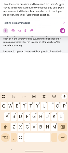 Can't leave long replies on app