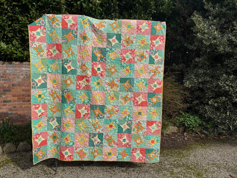 I made a quilt for my DB's birthday present