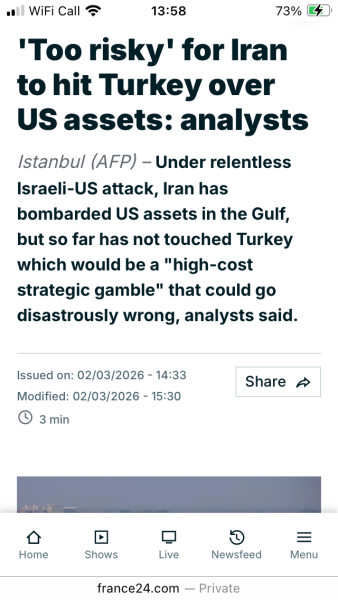 US and Israel strike Iran. (title edited by MNHQ at request of the OP)