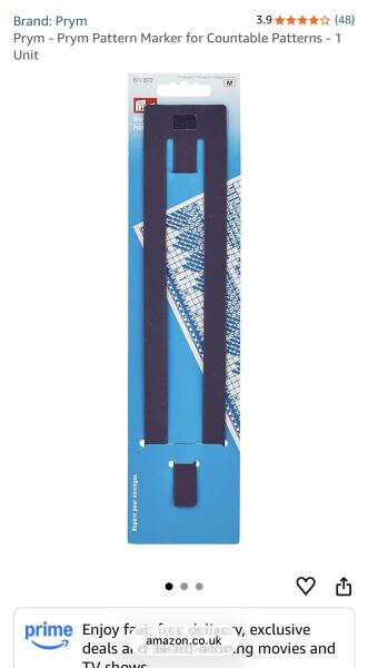 Is there some sort of gadget that will help me mark my place on a paper knitting pattern?