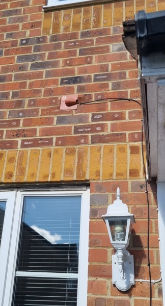 Does this look like an OK way to repair a blown out brick (pic attached)