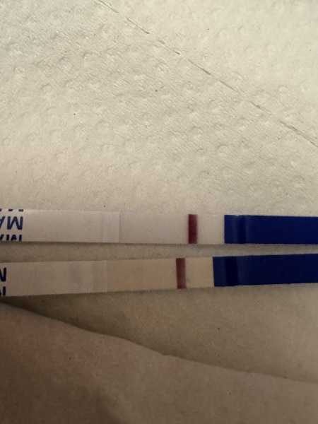 Can you see a faint line?