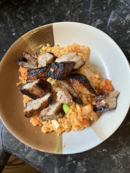 What can I cook with pork shoulder steaks? I was expecting ribs to do sticky ribs