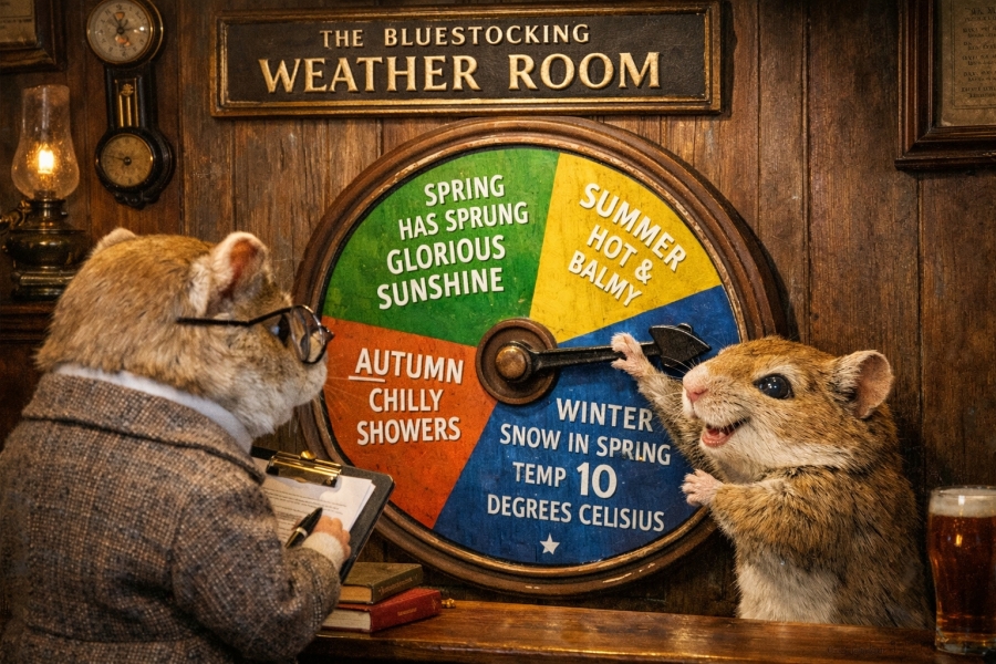 The Bluestocking  women's Pub- spring is sprunging and MN's name generator can do one!