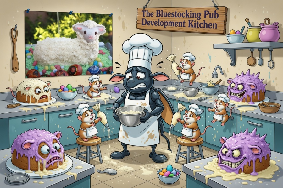 The Bluestocking  women's Pub- spring is sprunging and MN's name generator can do one!