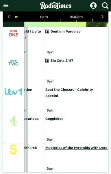 What's on ITV at 9pm?