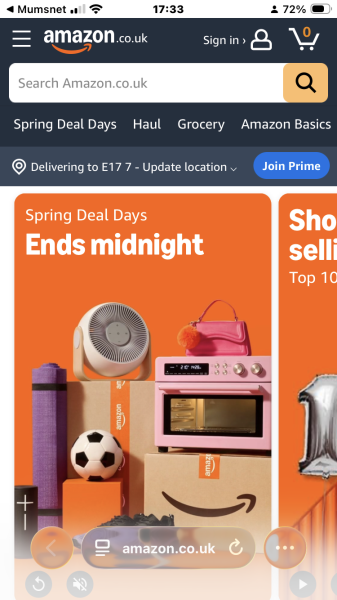 Yet another ‘advert’ blocking the page 😡