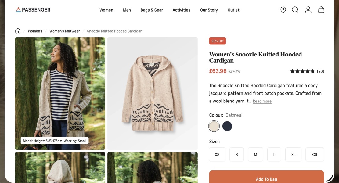 Chunky knit, ethical brand cardie for 18yr old - any ideas???