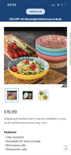 Beautiful pasta bowls
