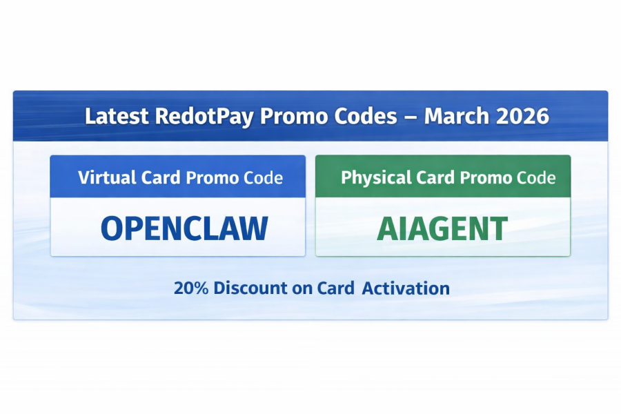 New RedotPay Promo Codes – March 2026