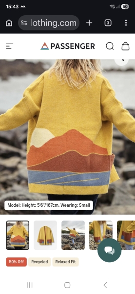 Chunky knit, ethical brand cardie for 18yr old - any ideas???