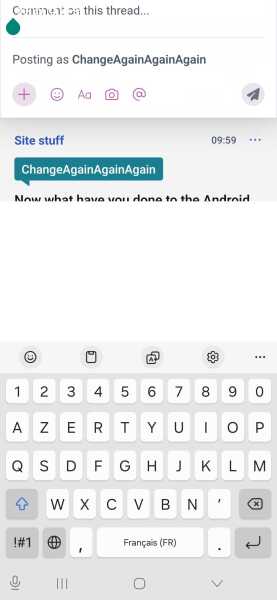 Now what have you done to the Android ap, MN?
