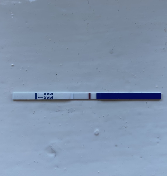 Very early faint line or just an evap?!