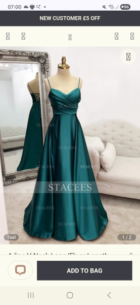 Looking for prom style dress we can try on (evening dress).