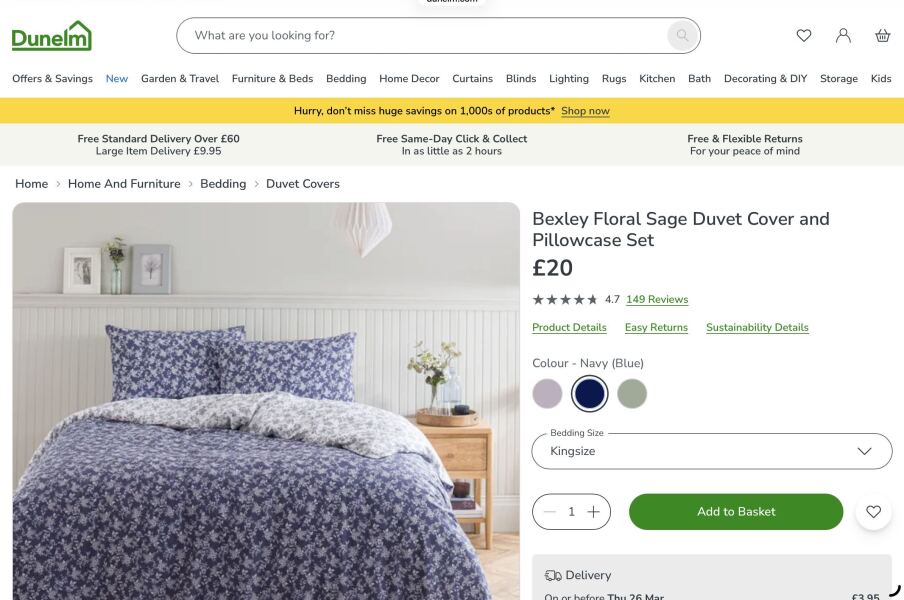 Recommendations for pretty bedding that stays crease free after washing