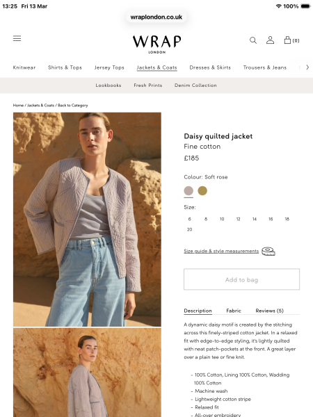 Does anyone recognise this quilted, velvet jacket?