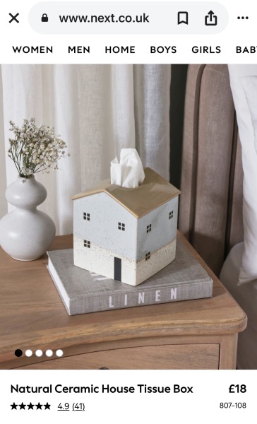 Do you have a nice tissue box cover?