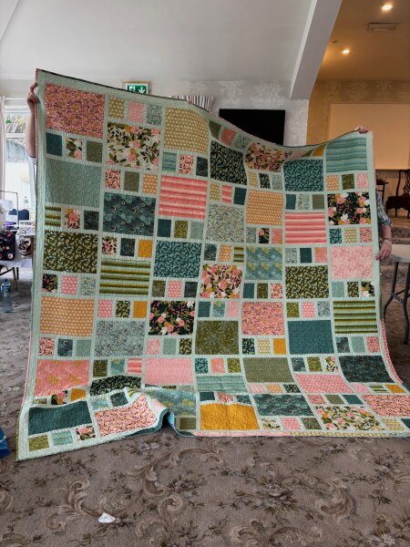 I made a quilt for my DB's birthday present