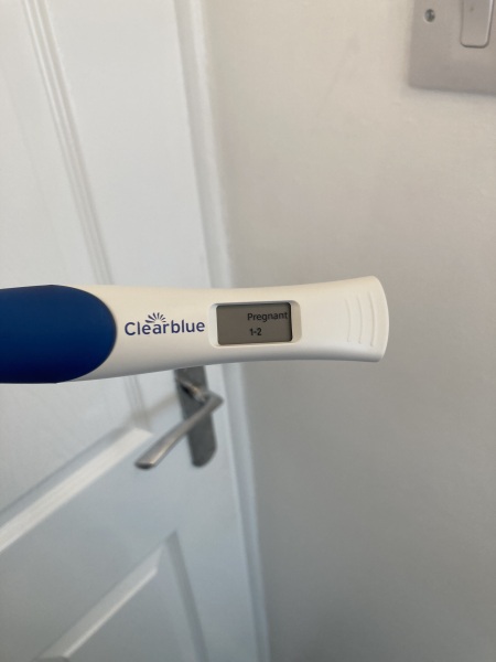 Faint positive at 8 to 9 DPO, line appears within 5 minutes