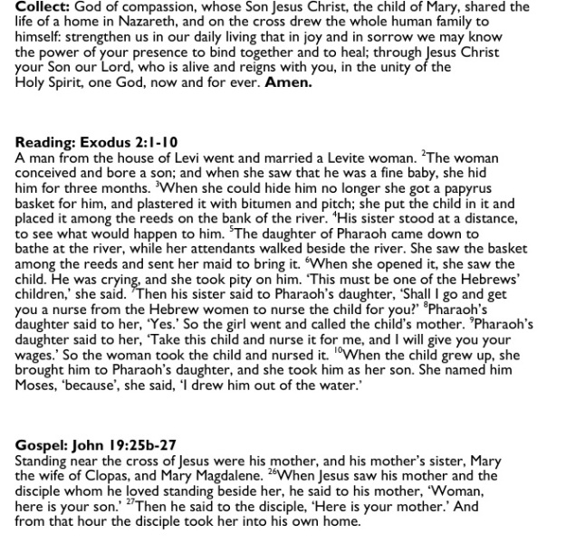 Sharing Sunday services