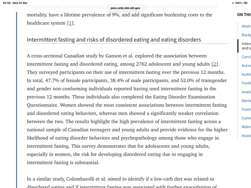 to admire religious fasting for its discipline and commitment?