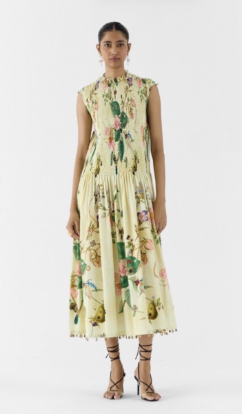 Dress for summer tipi-type wedding