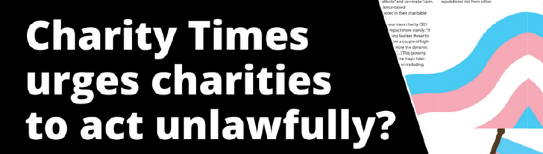 Charity Times - one sided inaccurate article on SC
