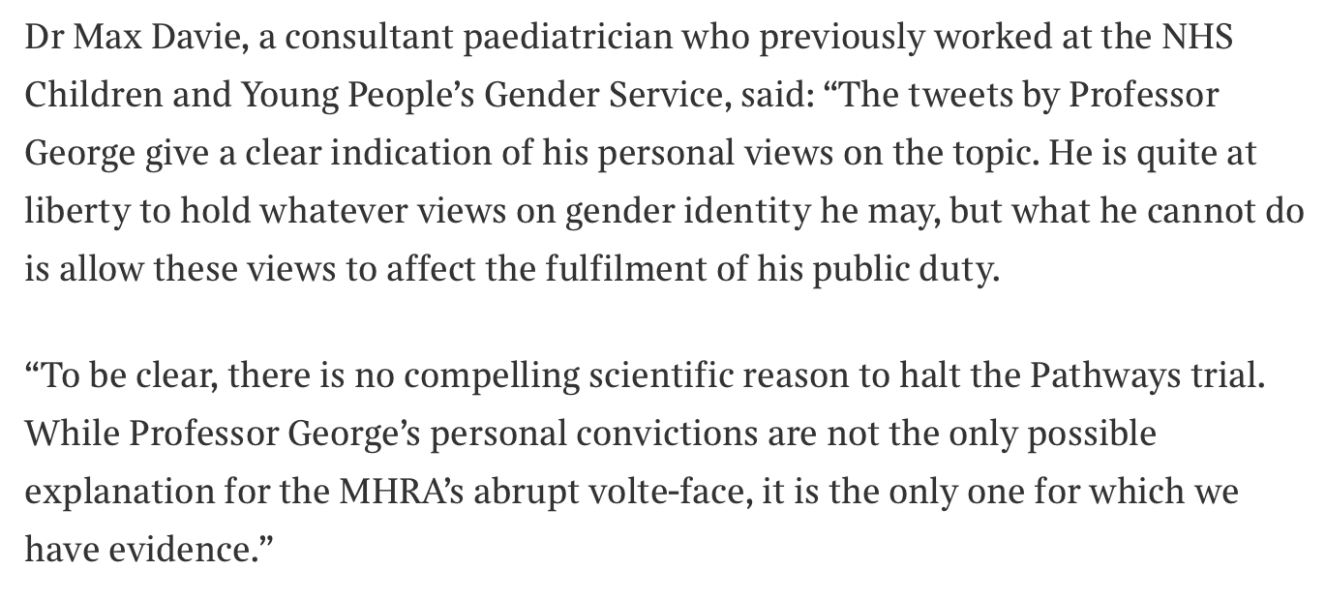 Professor who stopped puberty blockers trial has withdrawn because of liking JKR tweets