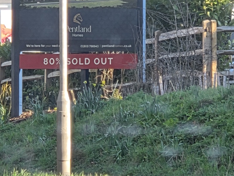 Can something be partially sold out?