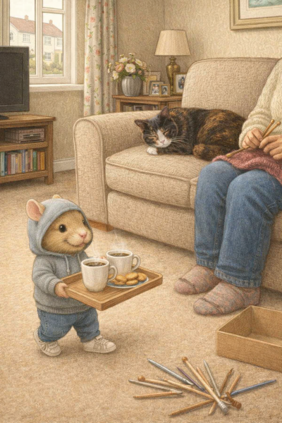 Woolly Hugs. A blanket for lovely wafflenose who has tragically lost her daughter. Can you help us please?