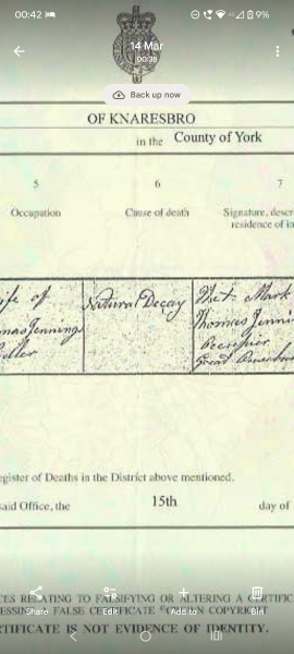 Help reading cause of death on certificate