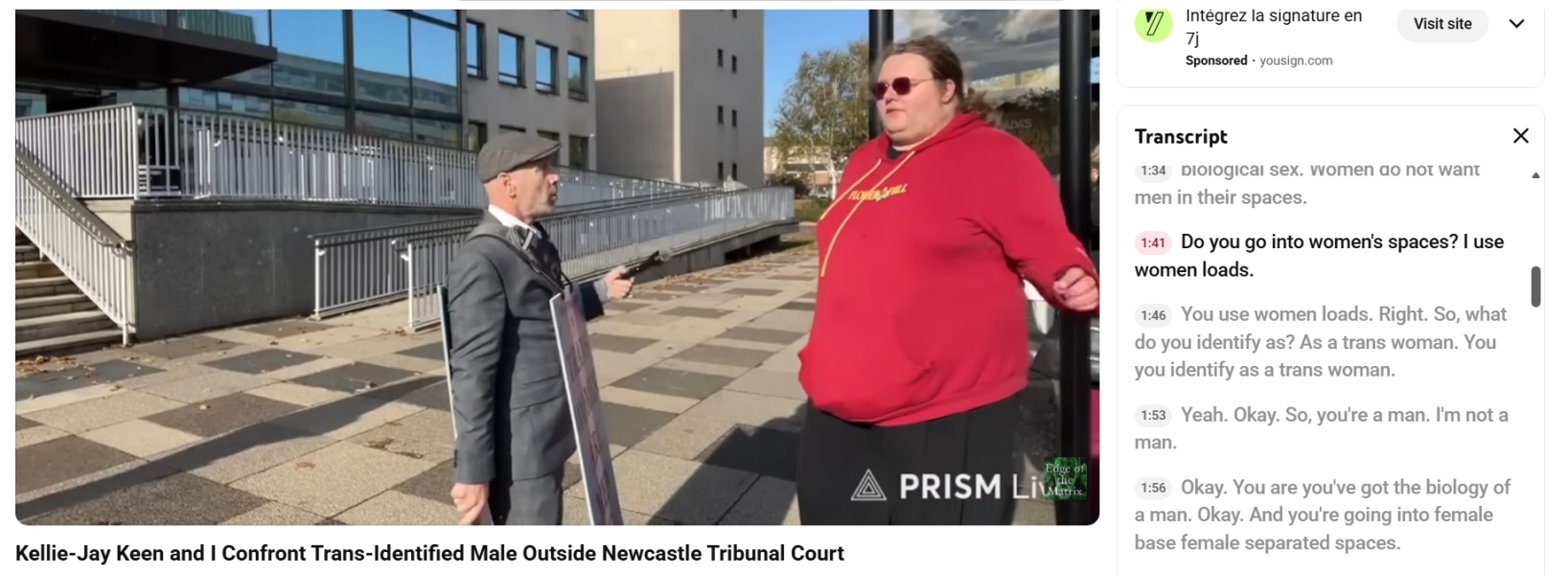 Kellie-Jay Keen (AKA Posie Parker) removed from IWD event by police