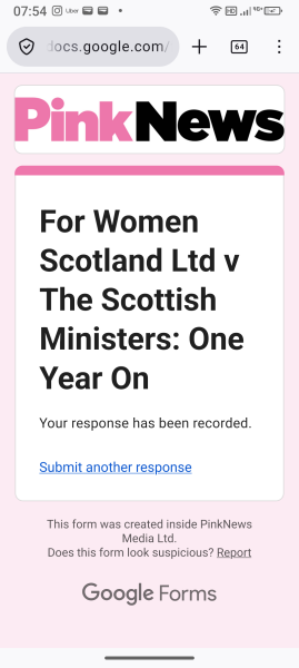 Pink News survey on the impact of the Supreme Court judgement, one year on