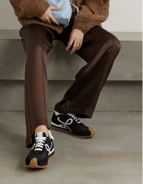 Loewe ballet runners or Hogan HiFis for jeans and wide legs?