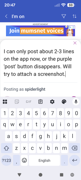 Android app filling whole phone screen and covering buttons at bottom