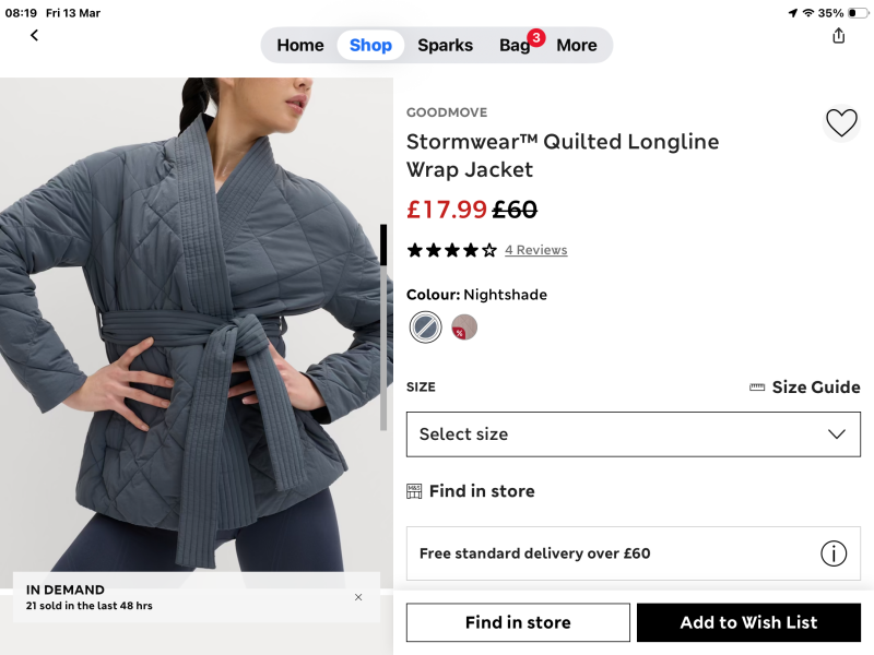 Does anyone recognise this quilted, velvet jacket?