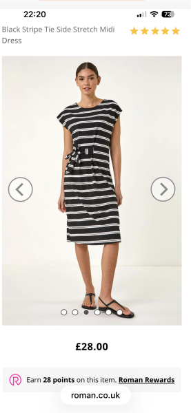 Knee length summer dresses with waist tie or elastic. Not clingy!