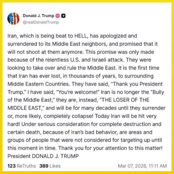 Beware the Ides of March - Trump Thread #156