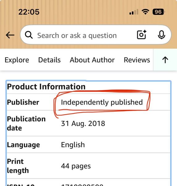Crappy paper on Amazon books