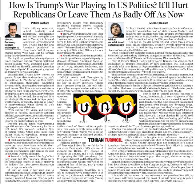 US strikes Iran