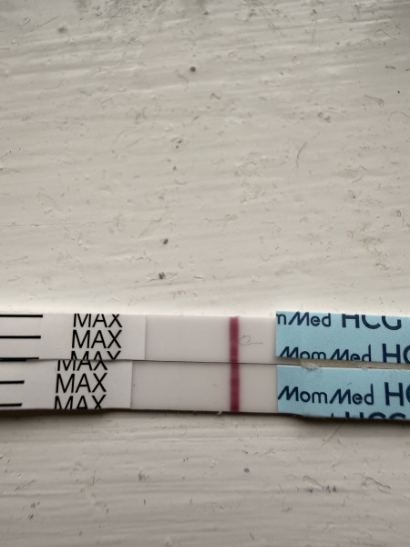 9DPO faint test line after a year TTC, line eyes or shadow?