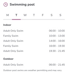 Are you a David Lloyd member? Swimming pools