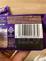 Cadburys in Ireland - Original Recipe?